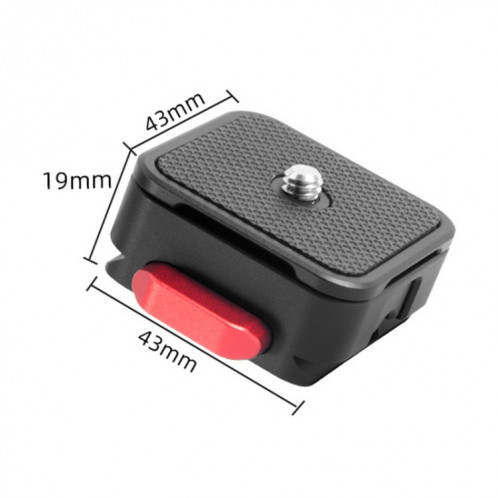 BEXIN CL-01 Universal Sharp Claw Fast Installation Board Suit Mini Gimbal Démontage rapide Board Base SLR Camera Trépied Stabilisateur Rail Coulissant SB7246346-08