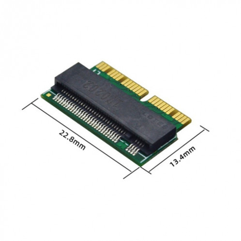 Adaptateur SSD M.2 PCIE NVME pour MacBook Air Pro Retina Mid 2013-2017 (Vert) SH501A1754-06