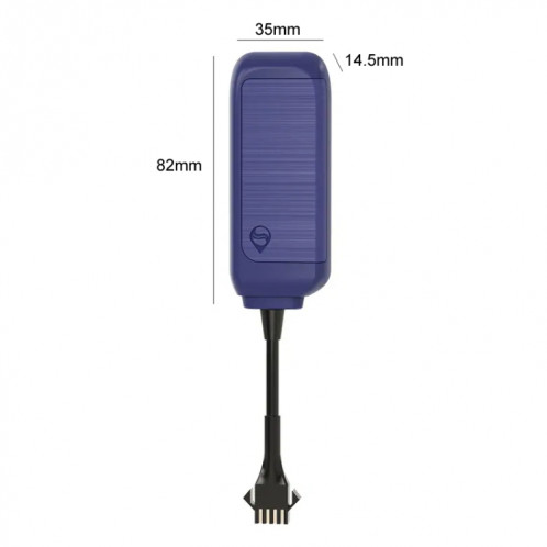 SEEWORLD Car Smart GPS Locator Vehicle Positioning Anti-Theft Device, Version: Version européenne (Bare Metal) SS202A194-09