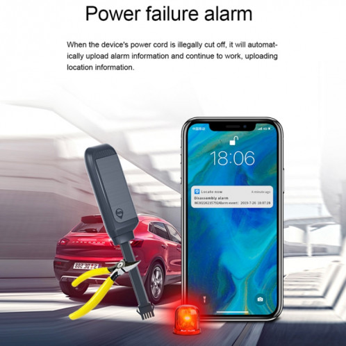 SEEWORLD Car Smart GPS Locator Vehicle Positioning Anti-Theft Device, Version: Version européenne (Bare Metal) SS202A194-09