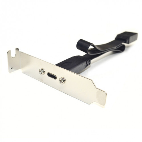 Connecteur USB 3.1 Type-E vers USB-C/Type-C, en-tête du panneau avant, support à profil bas de 0,5 m SH51041337-06