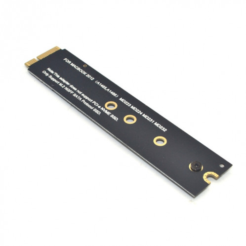 Adaptateur M.2 NGFF SATA vers MAC SSD pour MacBook Air 2012 A1465 A1466 avec tournevis SH1202523-06
