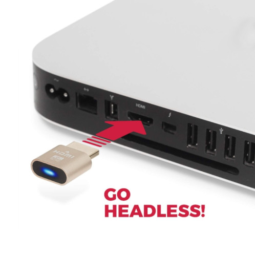 2 pièces carte graphique Spoofer HDMI charge factice simule les écrans HD (or) SH401A88-05