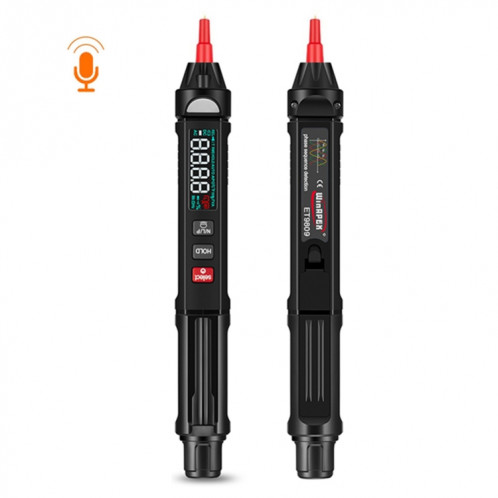WinAPEX ET8909 Multimètre numérique Stylo de test de tension Testeur de capacité Diode NVC Testeur SW2803409-014