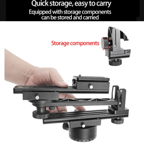 Tête de trépied BEXIN GH-720A Tête panoramique rotative à 720 degrés SB7505407-013