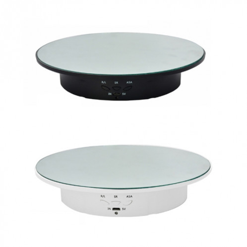 Présentoir rotatif de prise de vue en direct avec plateau tournant électrique télécommandé de 20 cm (noir) SH401A1709-09