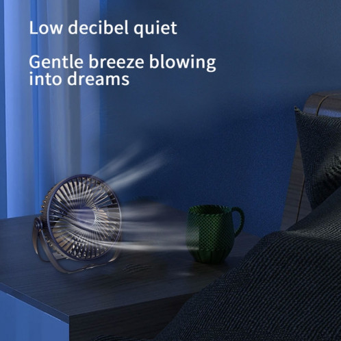 Ventilateur électrique 3 en 1 fixé au mur, mini ventilateur silencieux à turbine sans balais, style : prise USB (noir) SH401B437-08