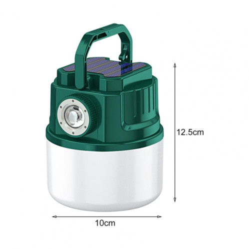 C52 Lampe de camping solaire multifonctionnelle Zoomable Lampe de tente étanche avec sortie USB (jaune) SH701C83-010