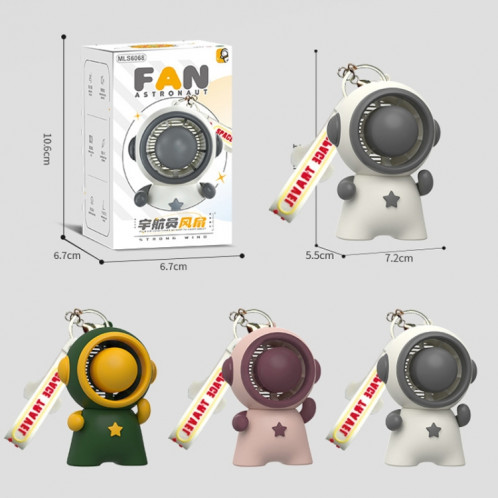 Ventilateur porte-clés pendentif poupée astronaute (rose) SH201A1586-08