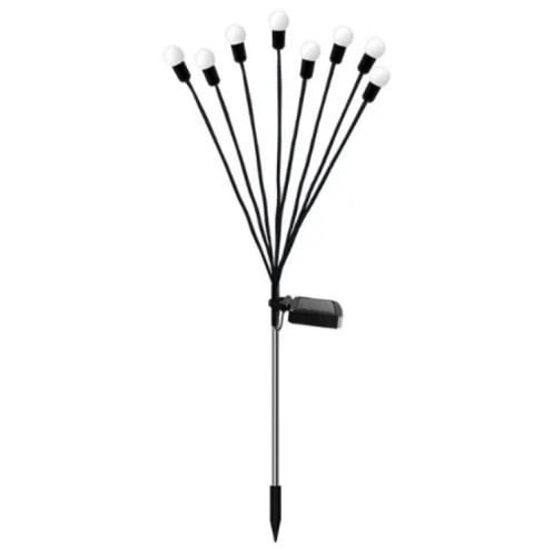 La luciole solaire allume les lumières imperméables de pelouse de jardin extérieur de Noël, couleur: lumière de couleur de 8 têtes SH46044-07