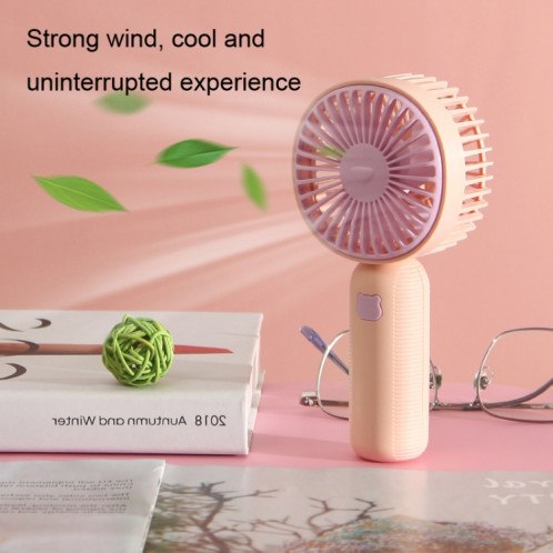 Petit ventilateur électrique de bureau portable à chargement USB (gris) SH801C1815-07