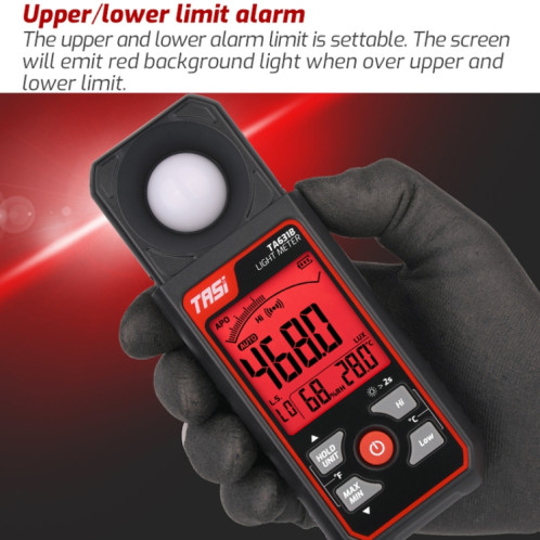 TASI TA631A 200 000 LUX Illuminating Meter Bright Test Instrument Brightness Light Meter ST46011730-010