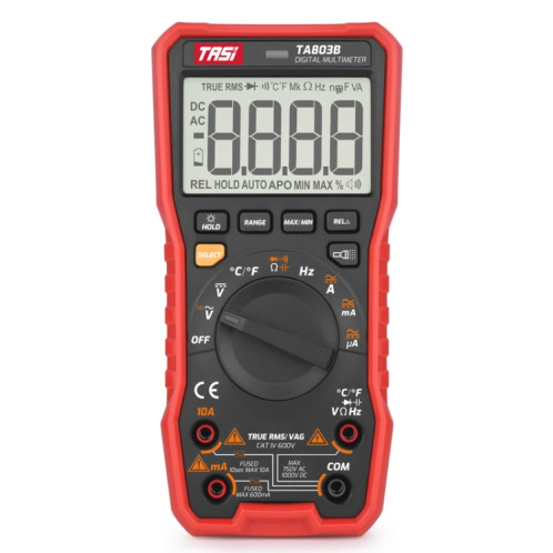 TASI TA803B multimètre numérique de haute précision affichage numérique multimètre d'électricien multifonction domestique ST58026-010