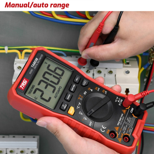 TASI TA803B multimètre numérique de haute précision affichage numérique multimètre d'électricien multifonction domestique ST58026-010