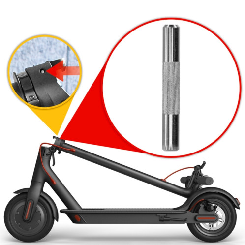 Pour Xiaomi M365 / Pro cheville à crochet pliante pour planche à roulettes électrique (argent) SH901A551-07