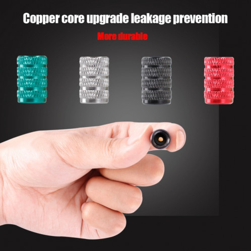 Pour Xiaomi M365 / Pro 5pcs Scooter électrique Bouche de gaz en alliage d'aluminium anti-poussière (Noir) SH601A146-04