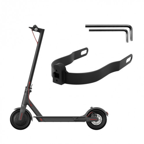 Pour Xiaomi Mijia M365 Scooter Support Accessoires Arrière Fender Shock Absorbing Bracket (Rouge) SH801C1806-05