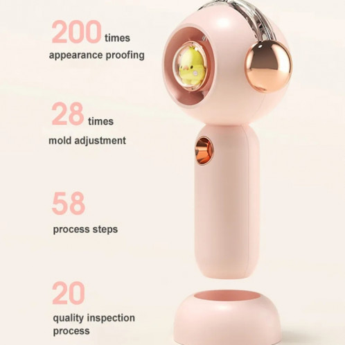 Sans Lame Spray Handheld Enfants Petit Ventilateur (Rose) SH601B1318-014