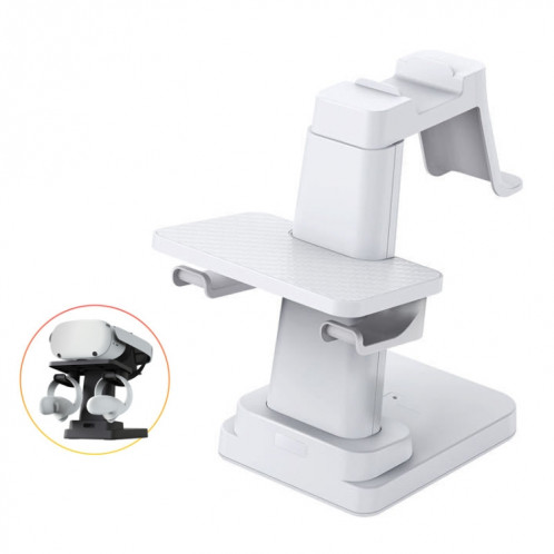 Support de poignée de machine tout-en-un pour affichage de tête VR pour PICO4/Meta Quest/Rift S/HTC (blanc) SH701B1181-09