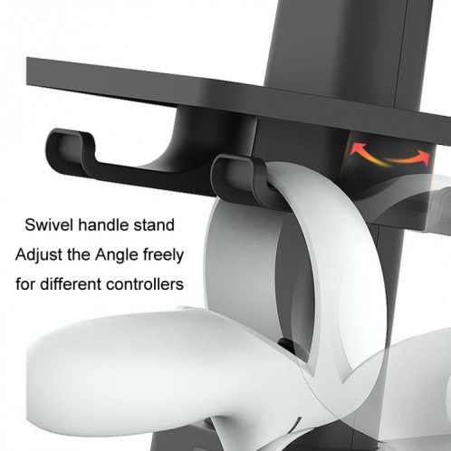 Support de poignée de machine tout-en-un pour affichage de tête VR pour PICO4/Meta Quest/Rift S/HTC (blanc) SH701B1181-09