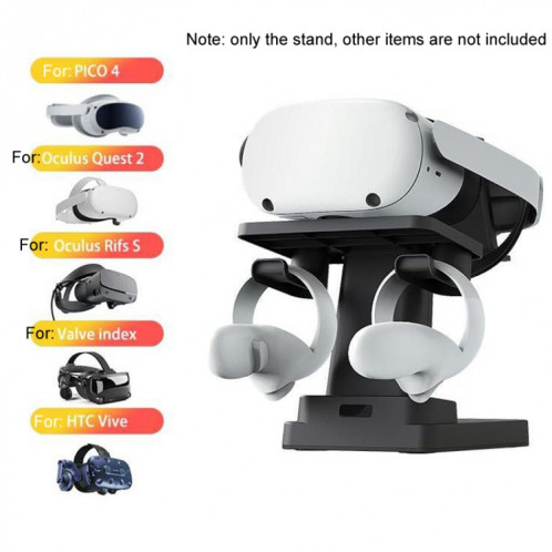 Support de poignée de machine tout-en-un pour affichage de tête VR pour PICO4/Meta Quest/Rift S/HTC (blanc) SH701B1181-09