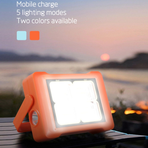 Projecteur solaire Lampe de poche portable Lampe de travail d'urgence (Orange) SH301A390-011