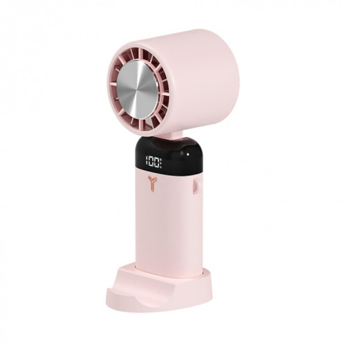 Petit ventilateur silencieux portatif portatif USB chargeant un mini ventilateur pliant, style : style de refroidissement (rose) SH42011719-011