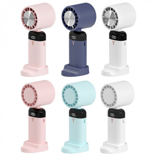 Petit ventilateur silencieux portatif portatif USB chargeant un mini ventilateur pliant, style : style de refroidissement (bleu) SH42021205-011