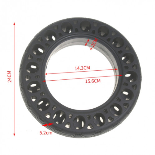 Pour Segway G30 Max 10 pouces F20 F30 F40 Pneu solide à plat 60/70-6.5 Pneu creux SH7946347-05
