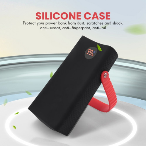 Pour ROMOSS PEA57/60 60000 mAh Power Bank Housse de protection Silicone Anti-chute Shell SH79691733-06