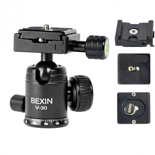 BEXIN V30 Trépied de caméra de bureau en alliage d'aluminium réglable Mini trépied en direct pliable portable (MS08-S) SB501A583-011