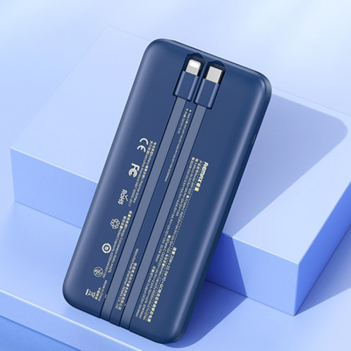 Remax RPP-500 10000 MAh avec ligne PD20W charge rapide trésor affichage numérique téléphone portable alimentation mobile (violet) SR301D436-012