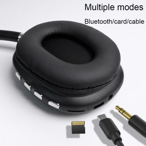 Casque de jeu stéréo sans fil Bluetooth avec réduction de bruit (bleu) SH301D1639-013