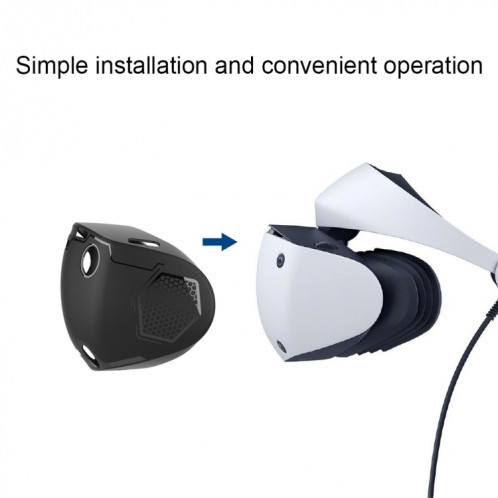 Pour PS VR2 étui de protection en TPU tout compris avec poignée capuchon à bascule ensemble d'étuis de protection pour lunettes VR SH83051972-07