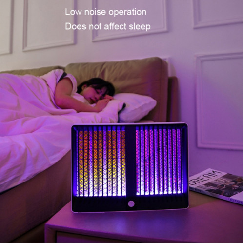 Lampe anti-moustiques attrape-mouches domestiques, style : charge et prise double usage noir SH15031319-012