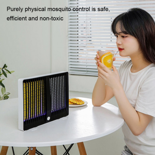 Lampe anti-moustiques attrape-mouches domestiques, style : charge et prise double usage noir SH15031319-012