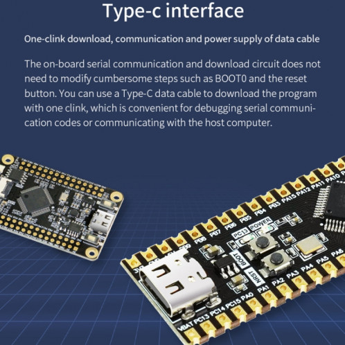 Carte de développement Yahboom MCU RCT6 Carte de base du système ARM de la carte expérimentale STM32, spécification : STM32F103RCT6 SY340442-015