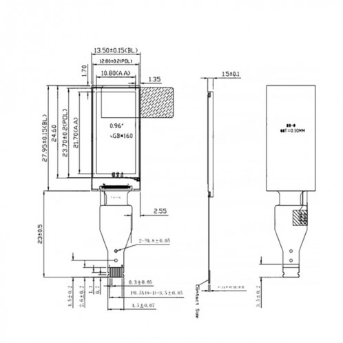 Carte de développement Yahboom MCU RCT6 Carte de base du système ARM de carte expérimentale STM32, spécification: écran couleur TFT de 0,96 pouce SY3405342-015