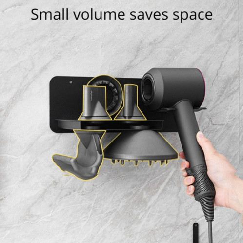 Pour Dyson sèche-cheveux support salle de bain support de rangement mural modèle amélioré SH6001723-07