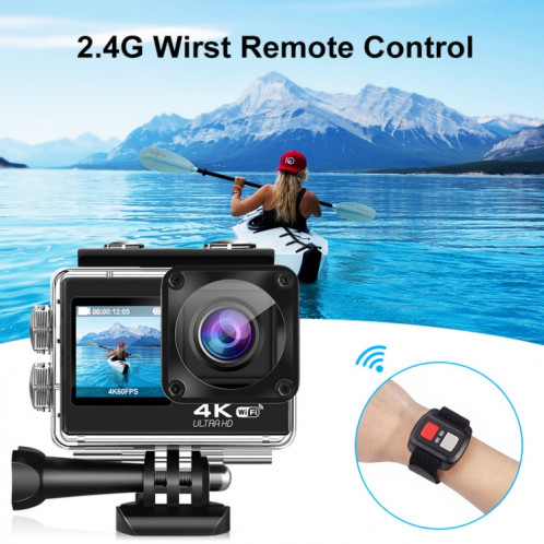 Caméra de sport extérieure étanche vidéo couleur WIFI double écran HD 4K anti-tremblement (AT-Q60AR) SH401A930-012