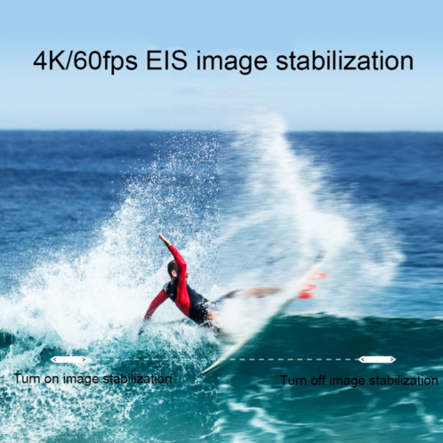 Caméra de sport extérieure étanche vidéo couleur WIFI double écran HD 4K anti-tremblement (AT-Q60AR) SH401A930-012