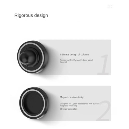 Pour Dyson sèche-cheveux buse sans poinçon salle de bain mural support de ventilateur magnétique buse cintre de rangement SH65021002-09
