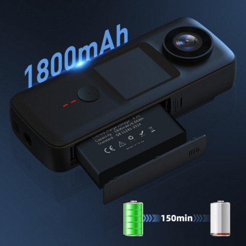 4K HD Touch Dual LCD Screen Handheld Sports Caméra étanche extérieure Anti-Shake Diving Camera (DLK-880Q) SH701A362-016