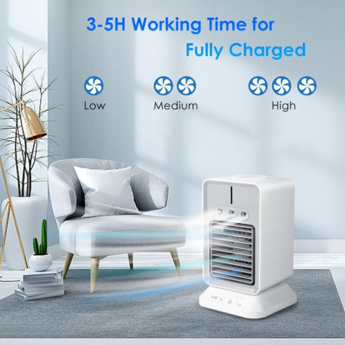 USB Mini Desktop Spray Humidification Ventilateur De Refroidissement Climatiseur Domestique Ventilateur Refroidisseur (2000 mAh) SH301A1850-06