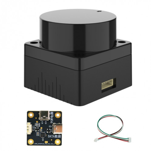 Yahboom Lidar ROS2 Robot SLAM Cartographie Navigation Portée TOF (MS200) SY001A1926-021