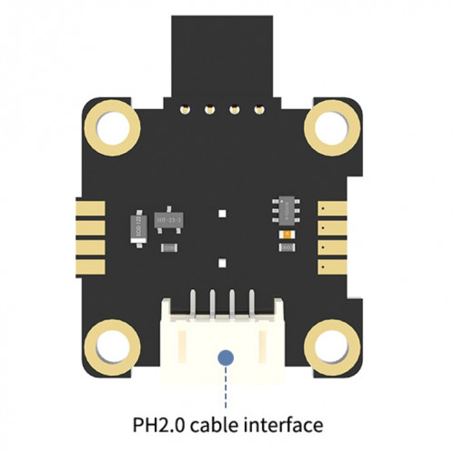 Module d'anneau lumineux RVB couleur Yahboom 8 bits carte de développement Microbit Raspberry Pi Pico SY8608678-015