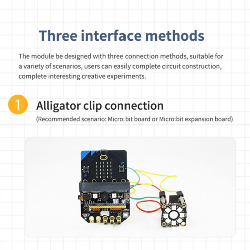 Module d'anneau lumineux RVB couleur Yahboom 8 bits carte de développement Microbit Raspberry Pi Pico SY8608678-015