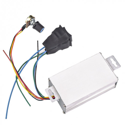 Régulateur de vitesse cc avant et arrière 20A 9-60V carte de commande PWM de pilote de moteur large à impulsions (avec interrupteur) SH001A1257-07