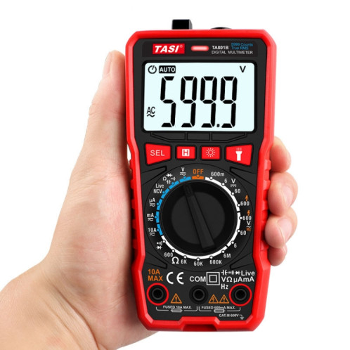 TASI TA801B multimètre numérique intégré manuel automatisé ampèremètre à affichage numérique de haute précision ST35011542-014