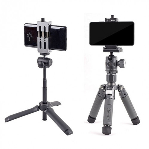 XILETU XJ-8 Clip de téléphone portable en alliage d'aluminium pour tête de caméra (Bleu) SX101D1790-011